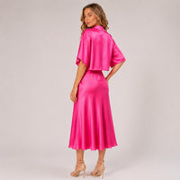 Lavender Brown - Adele Tie Front Top Shrug