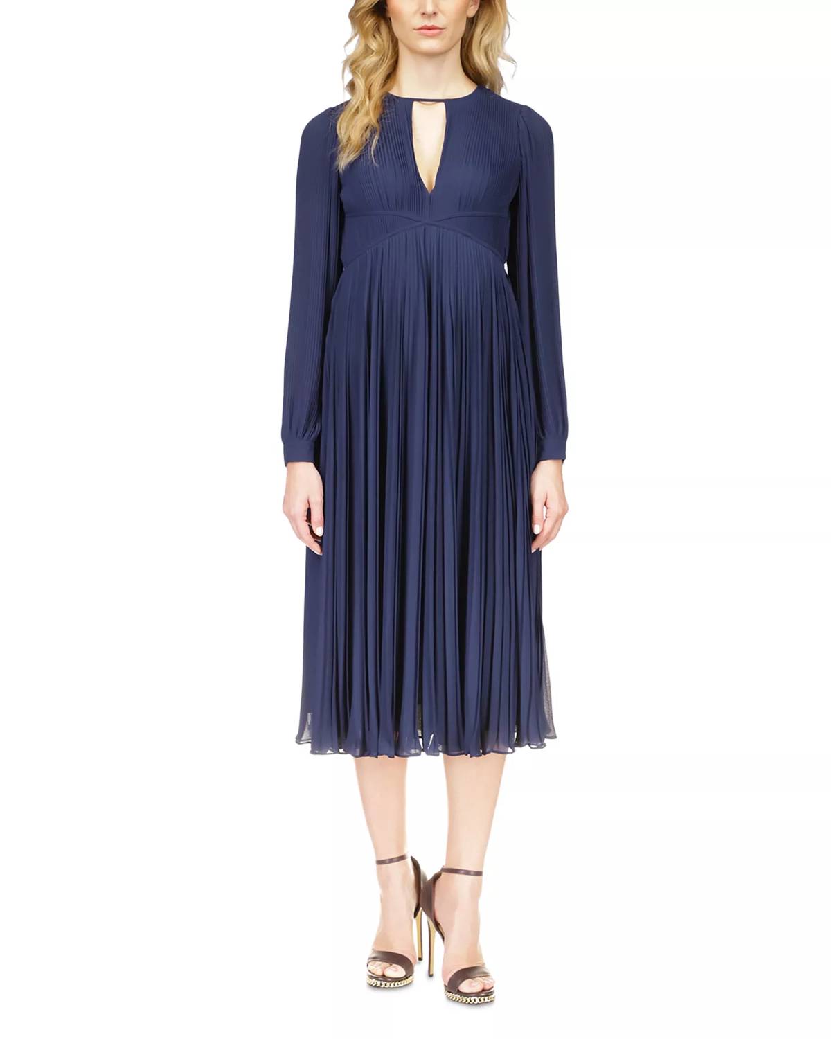 Michael Kors - Pleated Midi Dress