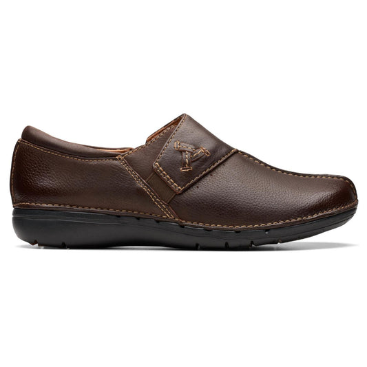 Clarks - Women's Un Loop Ave Slip On Leather Shoes