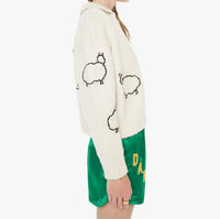 Mother - Crop Raquette Cardigan