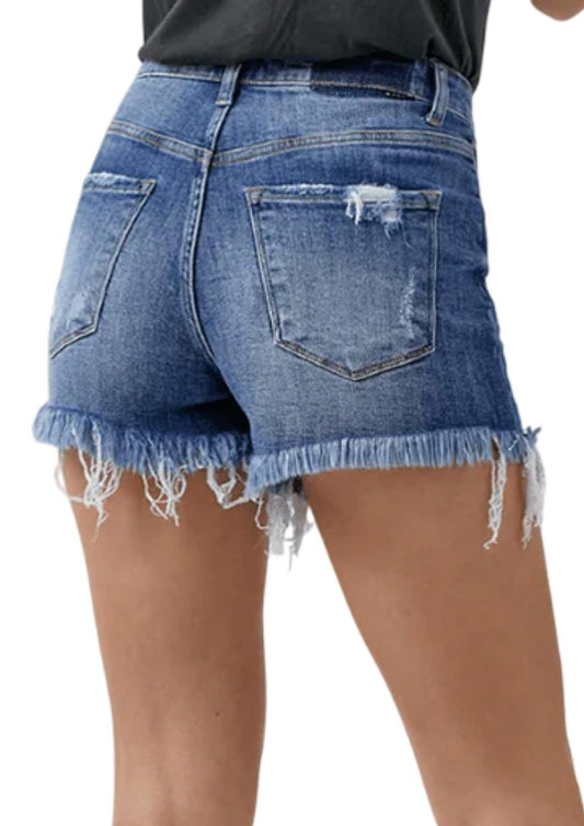 Risen - High Rise Distressed Short