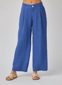 Bella Dahl - Pleated Wide Leg Ankle Pant