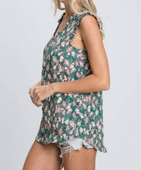 Hailey & Co - Floral Sleeveless Top