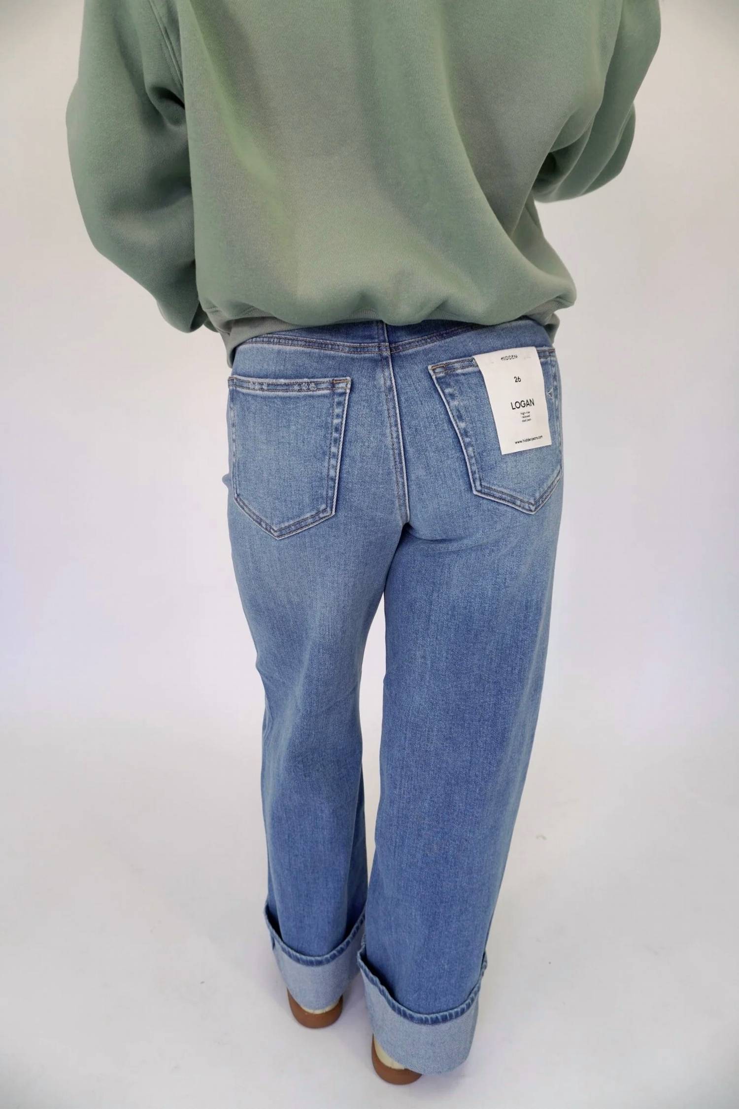 Hidden - Logan High Rise Dad Jeans