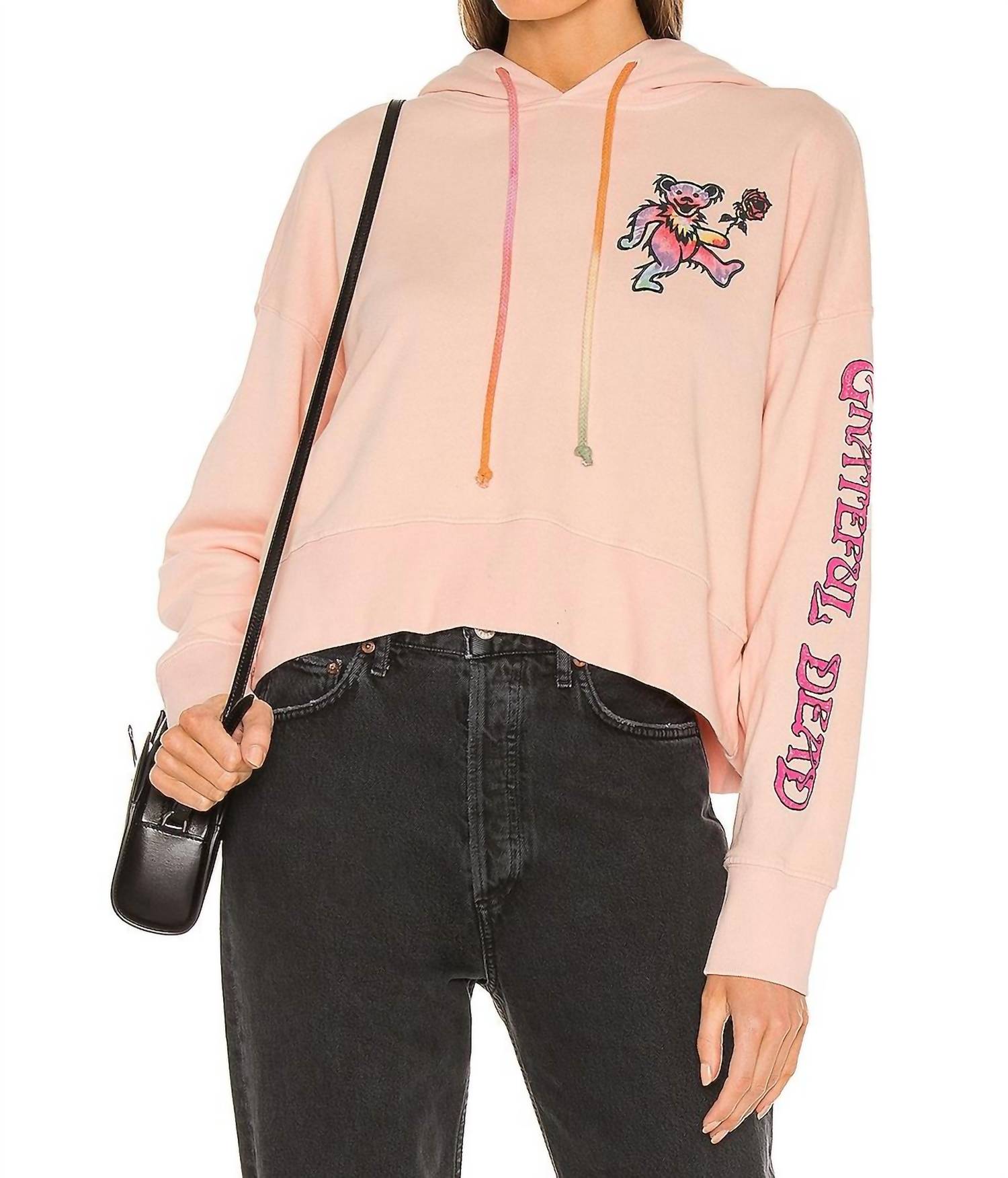 Daydreamer - Grateful Dead Tie Dye Bear Shrunken Hoodie