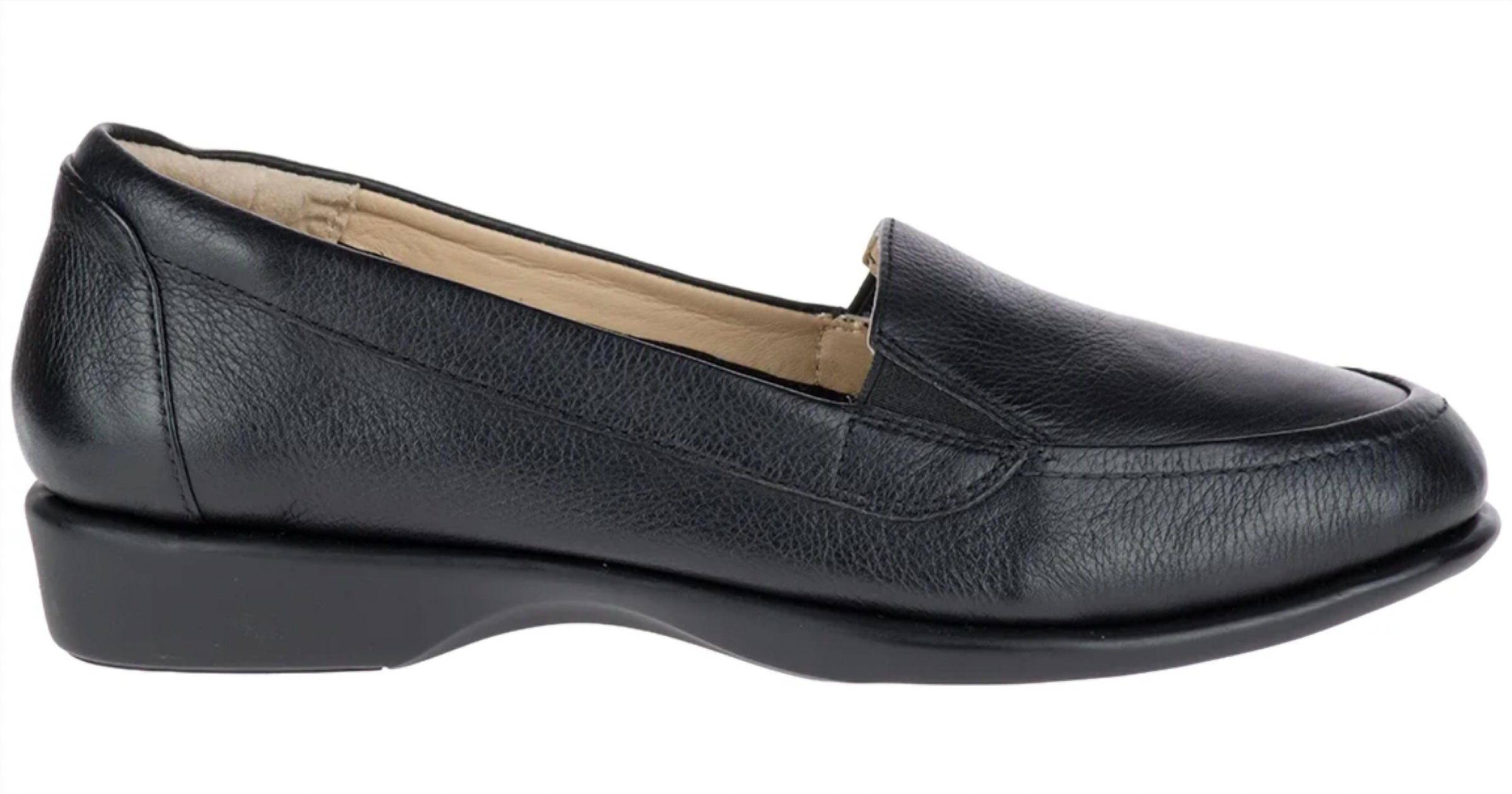 Hush Puppies Women's Jennah Paradise Leather Loafer in black - women's flats
