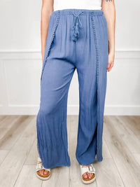 Cozy Co. - High-rise Swim Cover Up Bottom Pants