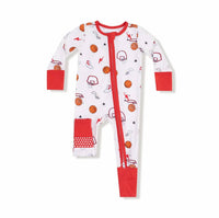 Angel Dear - Kids Basketball 2 Way Zip Romper