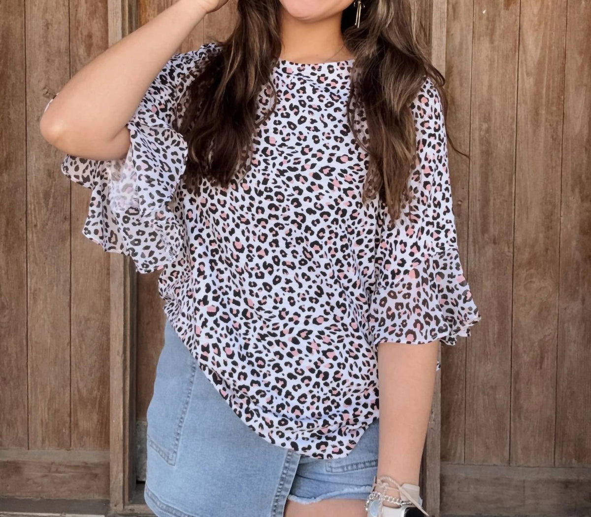Multiples - Animal Print Top