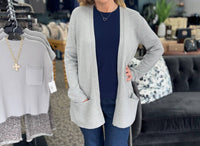 Deloache - Textured Long Sleeves Cardigan