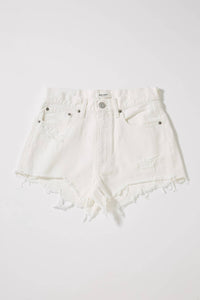 Moussy Vintage Montclair Shorts in white - women's shorts - detail view