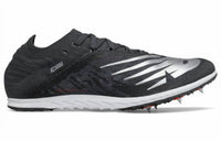New Balance Men's Series V5 Track Spike Shoes in black silver - men's shoe - detail view