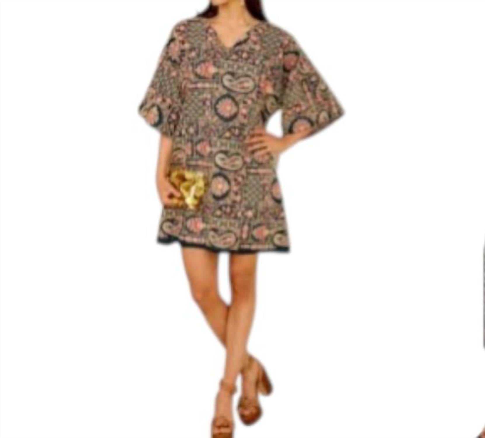 Tela Milos Mini Dress in brown - women's dress