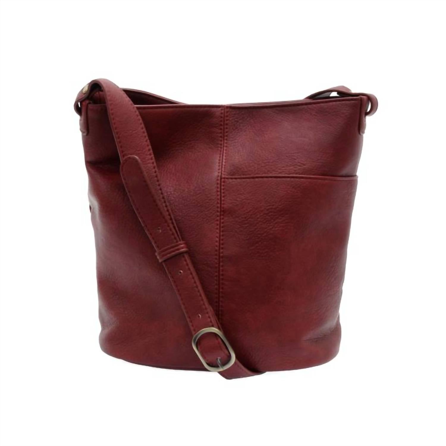 Joy Susan Women's Bindi Bucket Bag in ruby - women's bag