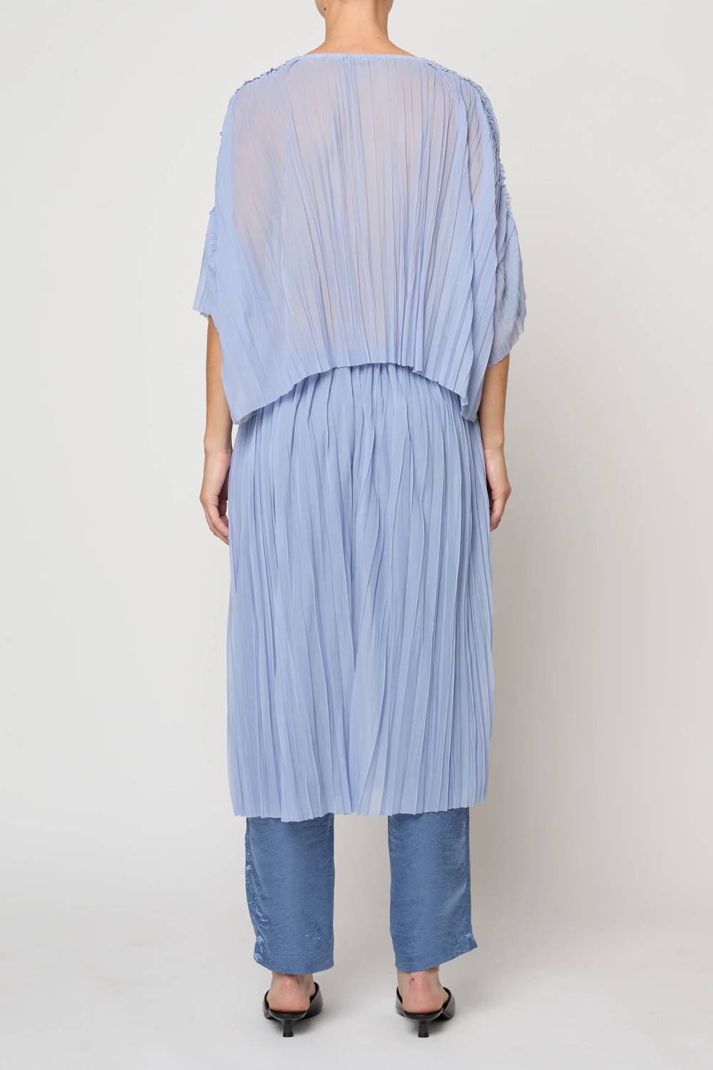 Atelier Delphine - Flared Random Pleats Tee