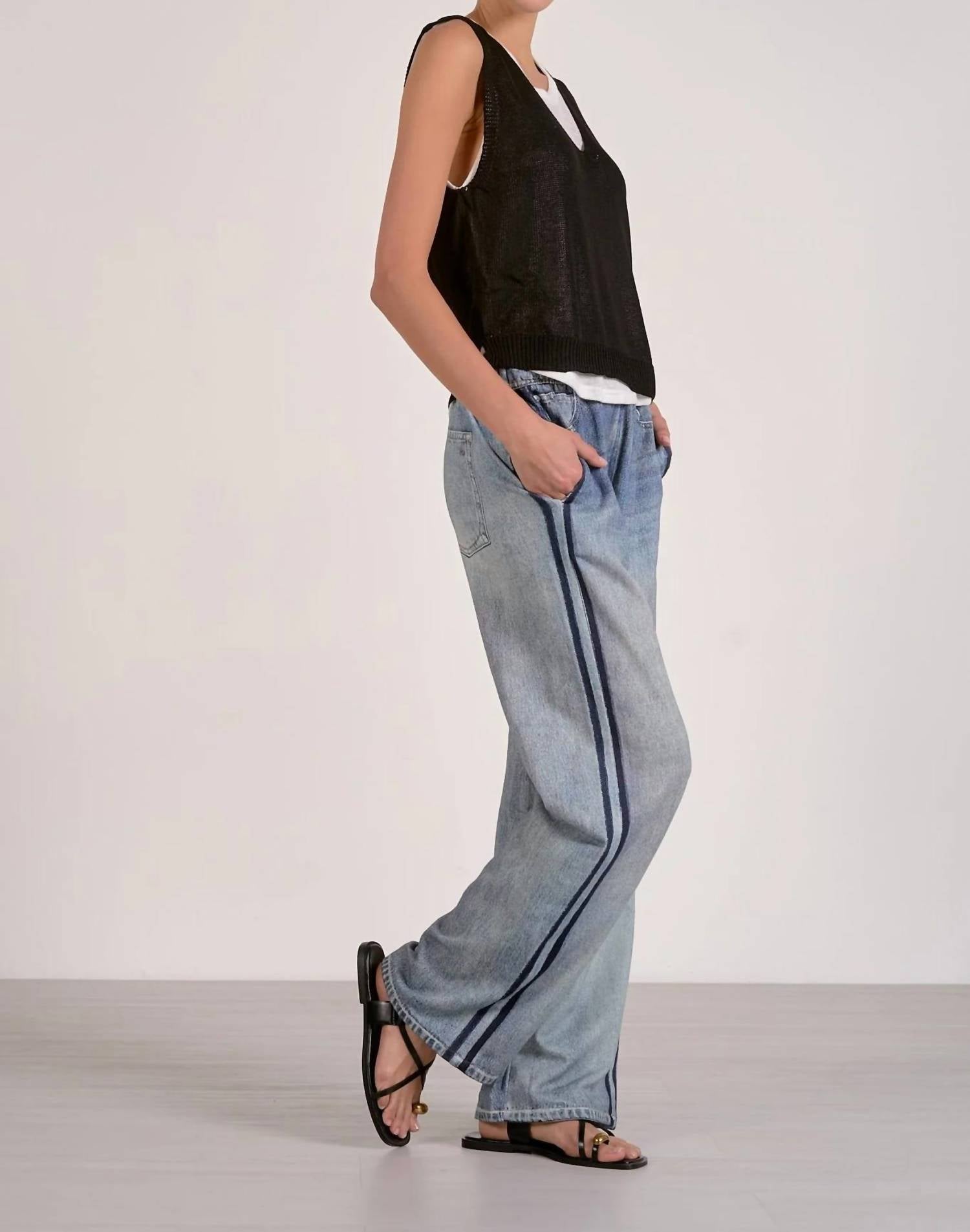 Elan - Ashlyn Layered Sweater Tank Top