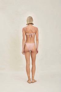 Devon Windsor Lee Bikini Bottom in rosette - women's swimwear - alternate view