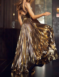 Sherri Hill - Long Pleated Gown