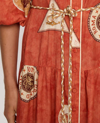 KIVARI Vacanza Maxi Dress in red - women's dress - view 5