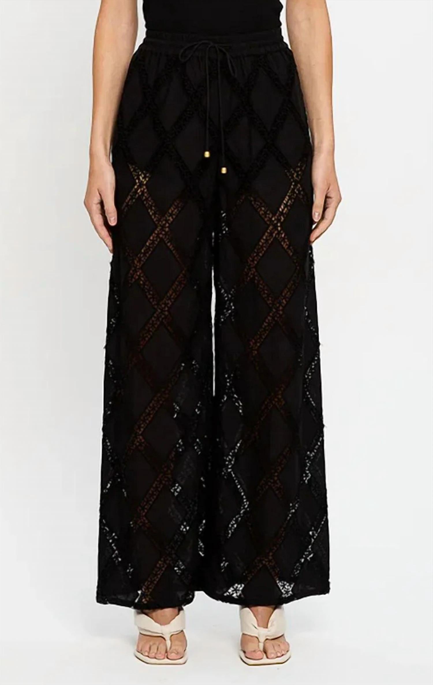 KIVARI Izzy Pant in black - women's pants