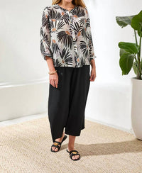 Tribal - Flowy Dolman Sleeve Blouse