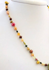 Michal Golan - Women's Pearl Rectangle Pendant Necklace