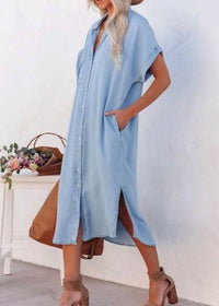 Dear Lover - Morning Glory Shirt Midi Dress