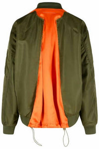 Maison Margiela - Paneled Zip Up Bomber Jacket