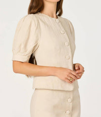Astr - Cailey Puff Sleeve Top