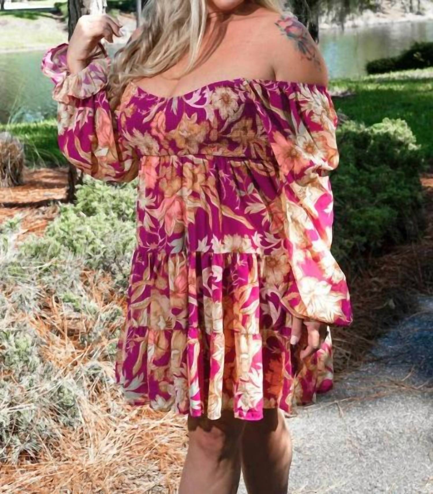 Flying Tomato - Rhea Sweetheart Neckline Smocked Mini Dress