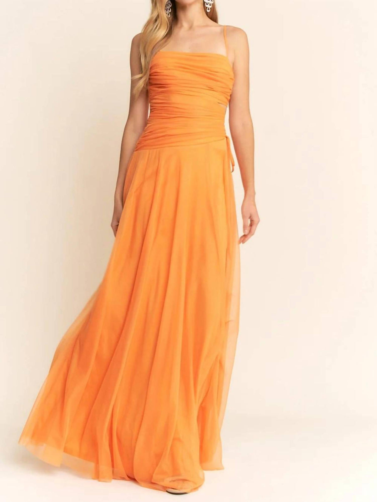 Maniju - Blossom Belle Cut Out Maxi Dress
