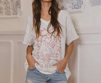 Bucketlist - Love Graphic French Terry T Shirt