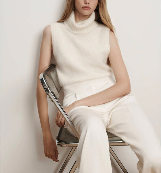 Veronica Beard - Mazzy Brushed Cashmere Sleeveless Sweater