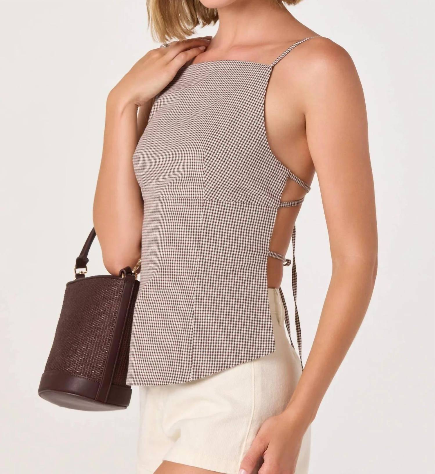 Astr - Nora Open Back Top