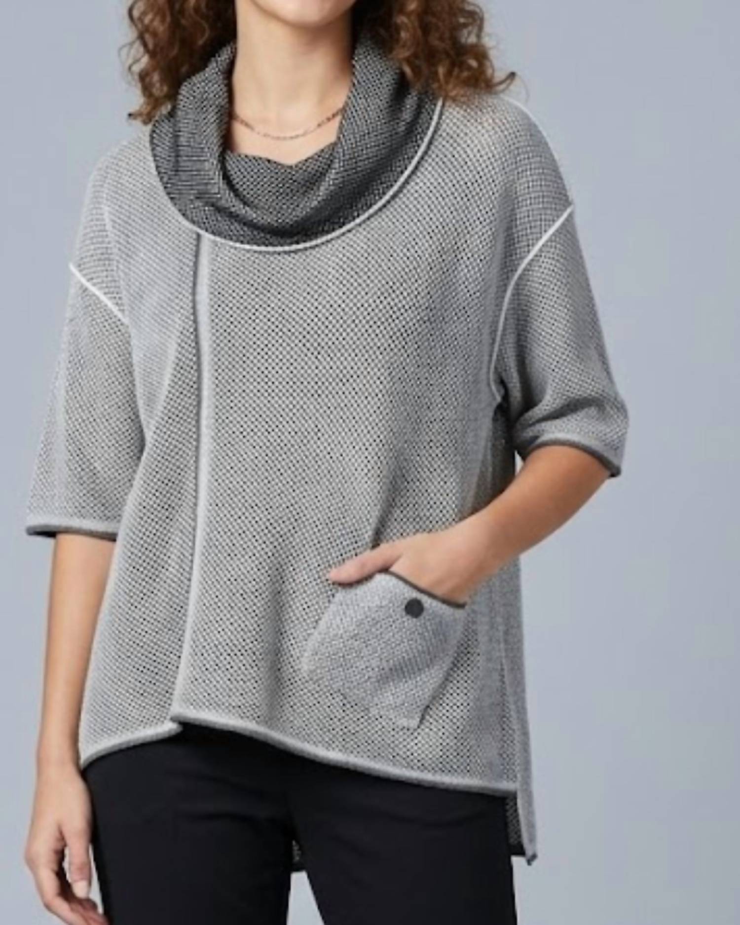 Habitat - Holey Cowl Neck Sweater