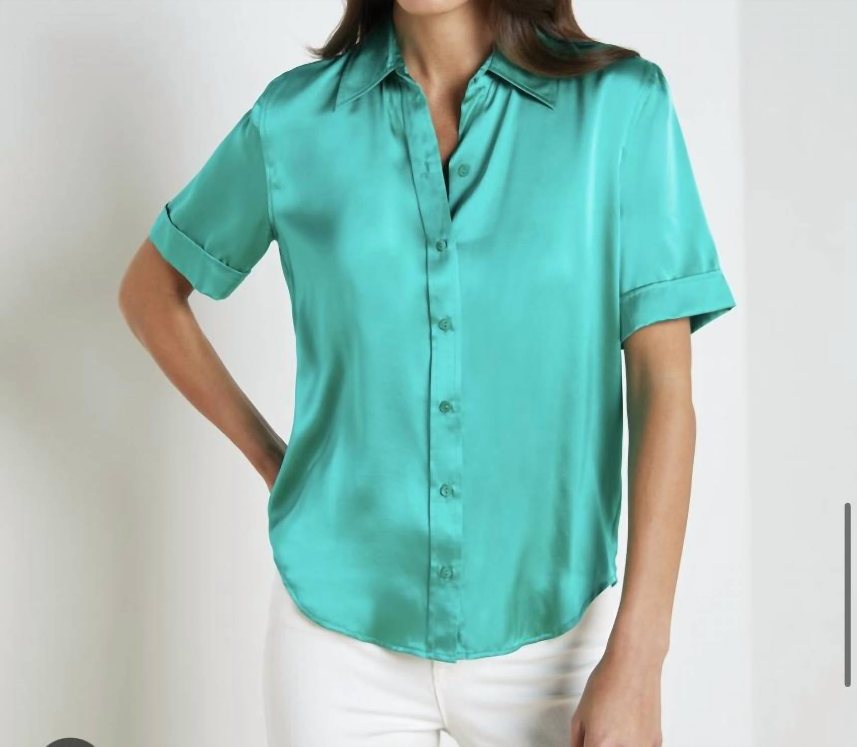 L'Agence - Ellah Short Sleeve Top