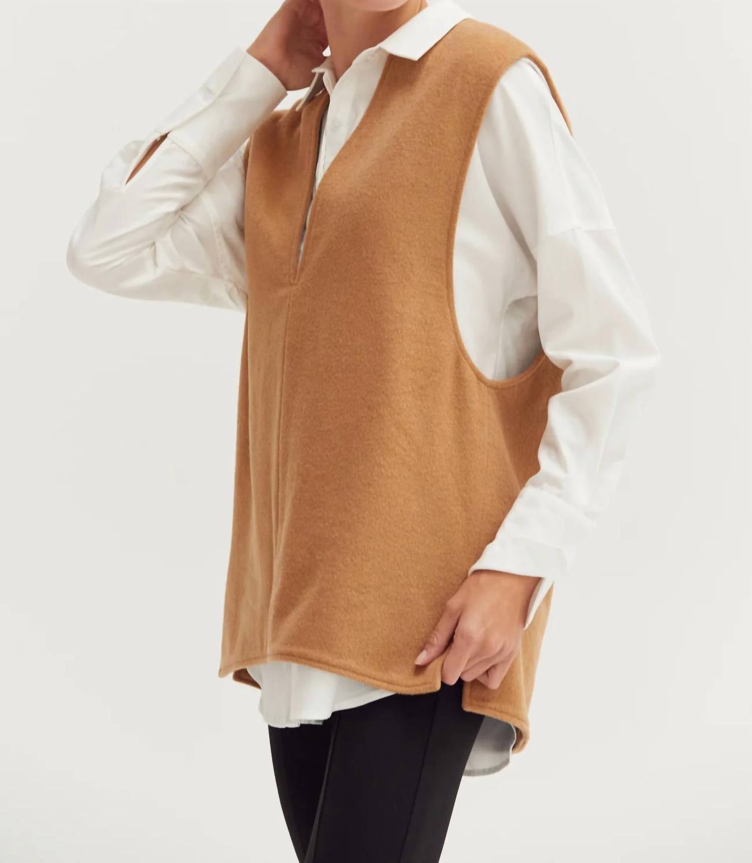 Crescent - Tory Wool Blend Vest