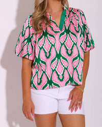 Thml - Paint Me Pretty Puff Sleeve Top