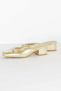 Coconuts By Matisse - Women's Geneva Metallic Bow Mules