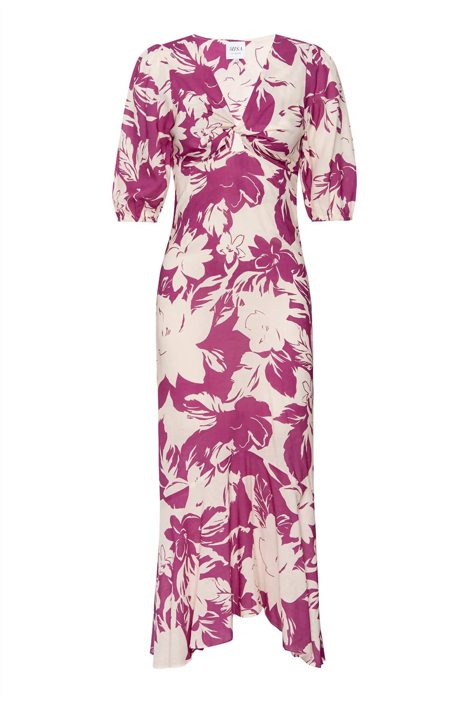 Misa Los Angeles - Wallis Dress Flora Linen