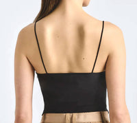 Derek Lam 10 Crosby - Shira Poplin Double Tie Front Top