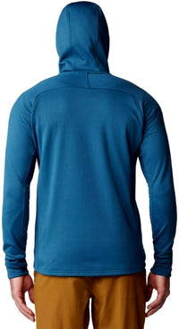 Mountain Hardwear Sendura Hoody in dark caspian heather - men's shirt - alternate view