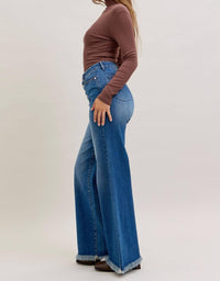 Judy Blue - Column Leg Button Fly Jeans