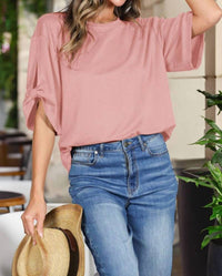Vine & Love - Tully Tie Sleeve Top