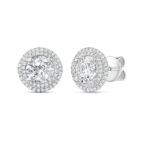 Diana M Jewels - Women's Round Lab-Grown Diamond Stud Earrings (12.00 Ct) - Luxe