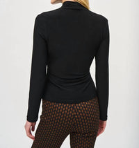 Joseph Ribkoff - KNIT FITTED WRAP TOP