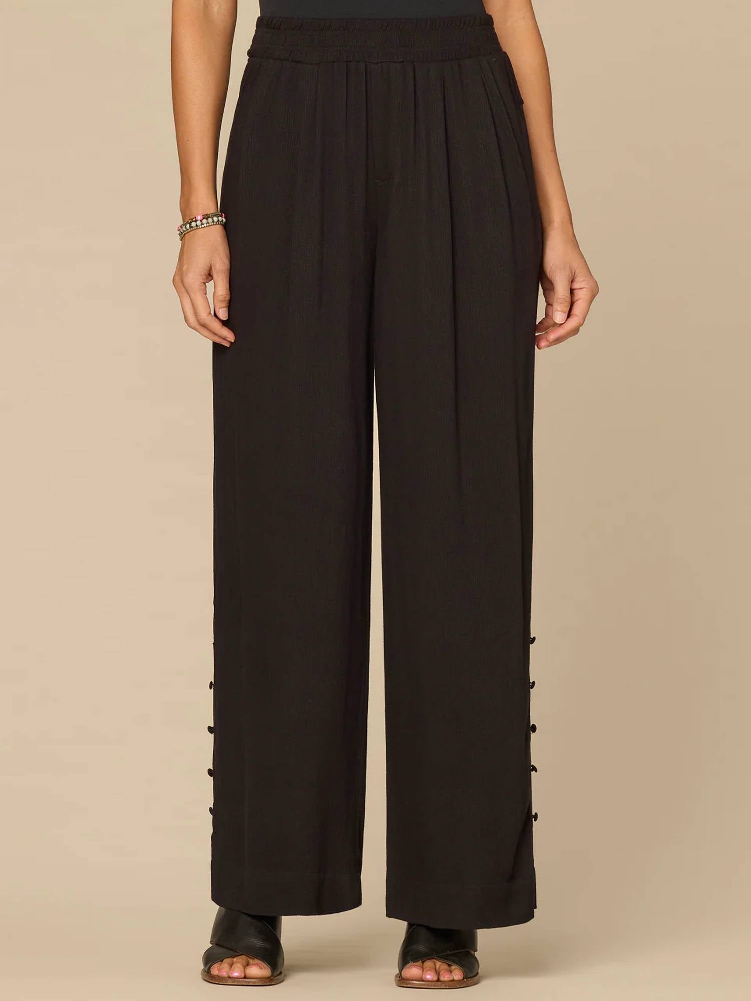 Democracy - Pleated Wide Leg Glider Pants