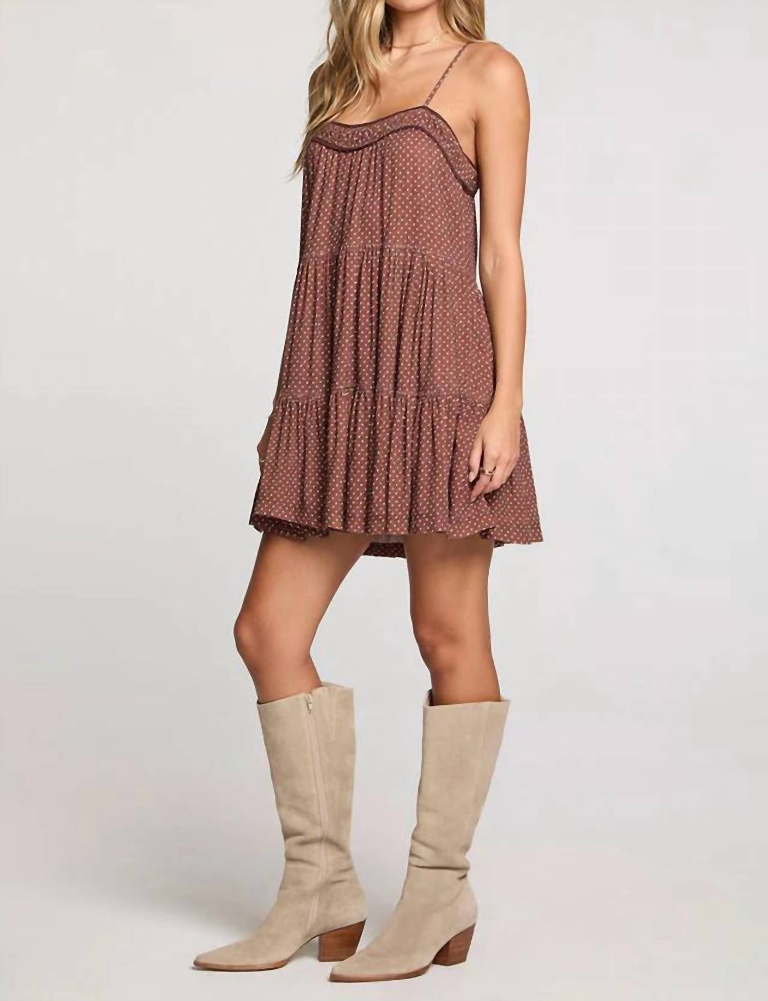 Saltwater Luxe - Genevieve Dotted Mini Dress