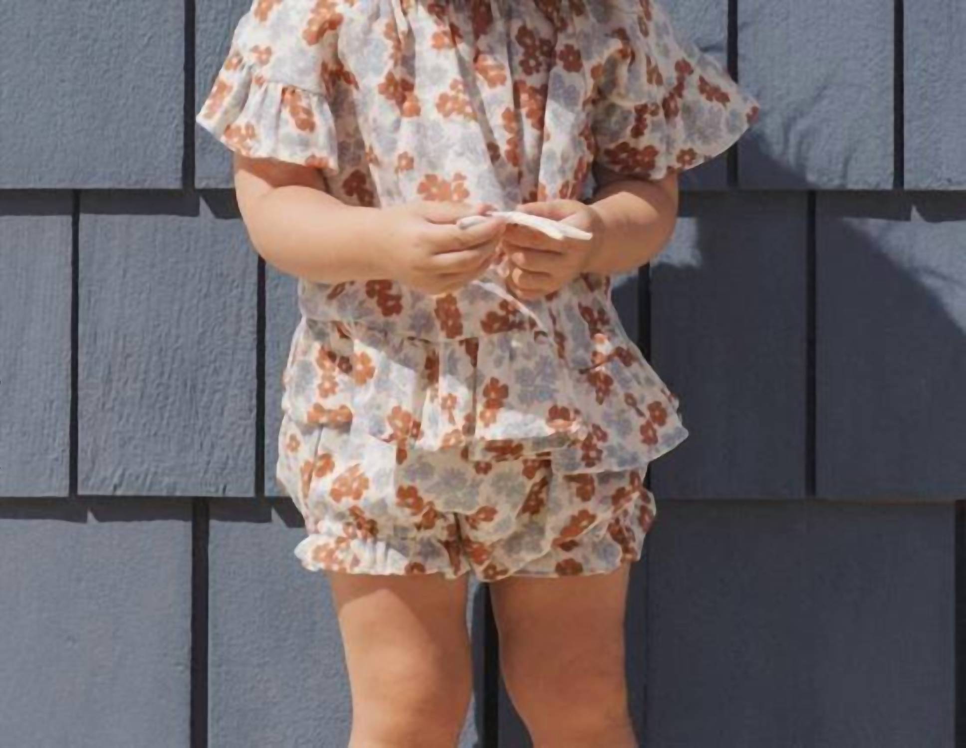Rylee + Cru - Girls Butterfly Top + Bloomer Set