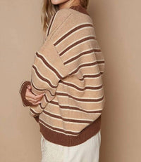 Pol - Star Gazer Patch Stripe Sweater